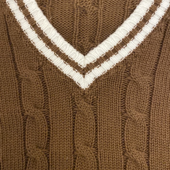 Brown Brandy Melville stripped vest - Picture 4 of 7